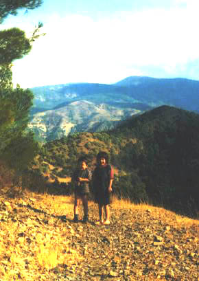 Trystan and Yolander in Cyprus 2001